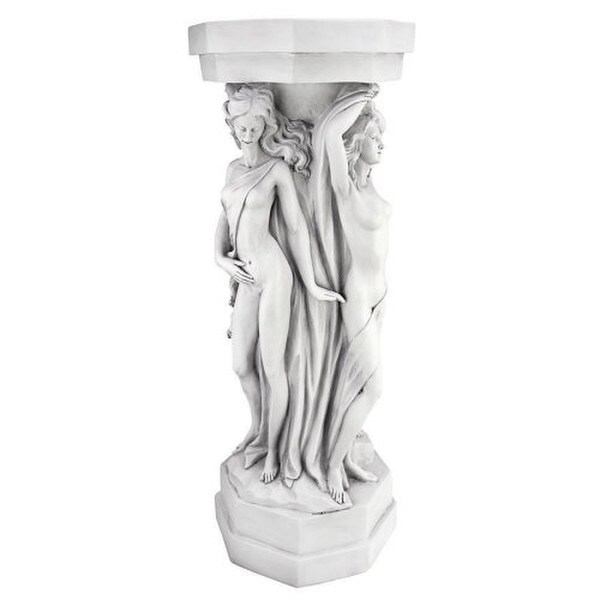 Column Female Nudes pedestal Base Jean-Antoine Houdon Women